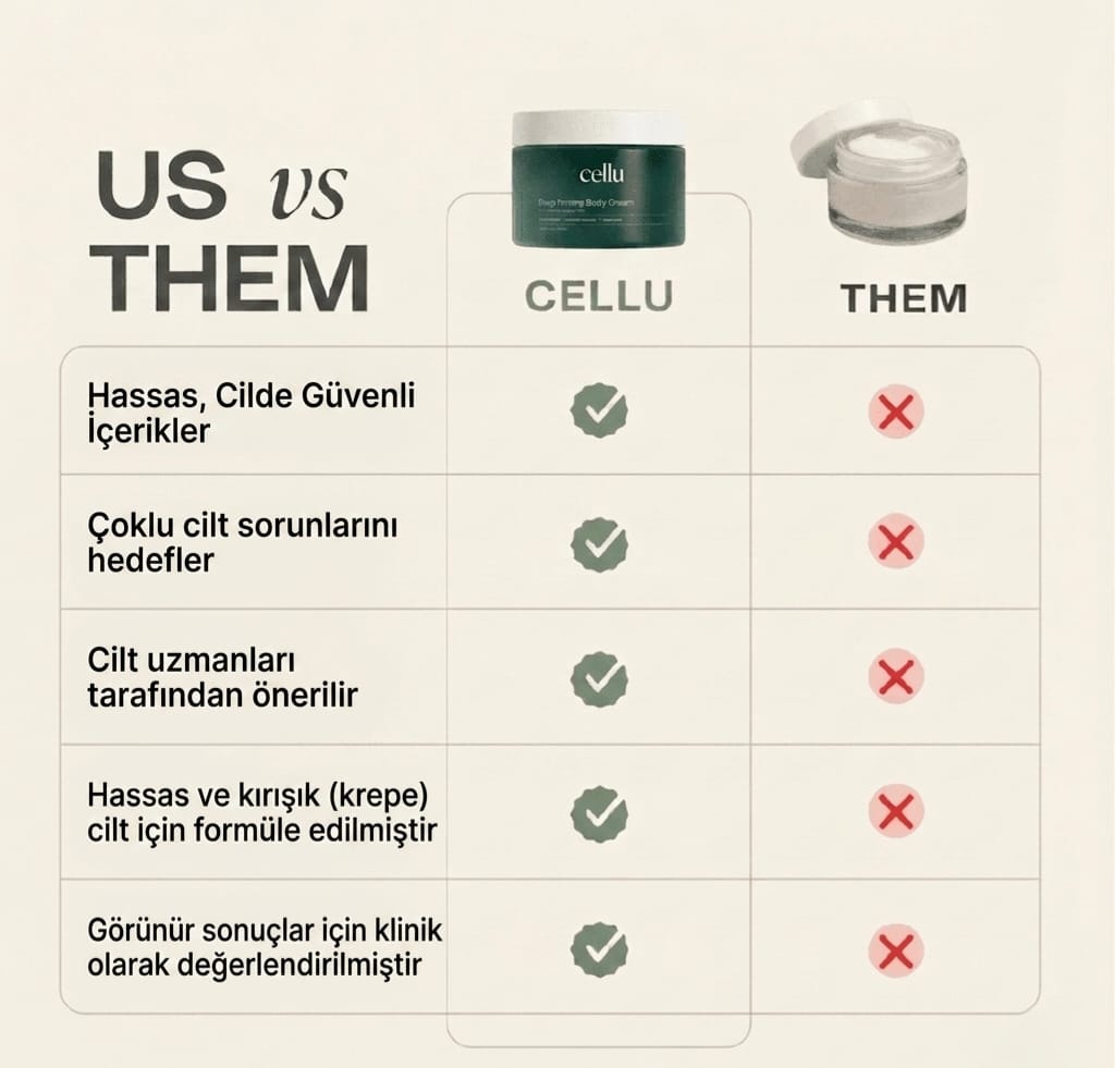 Derinlemesine Sıkılaştırıcı Vücut Kremi
